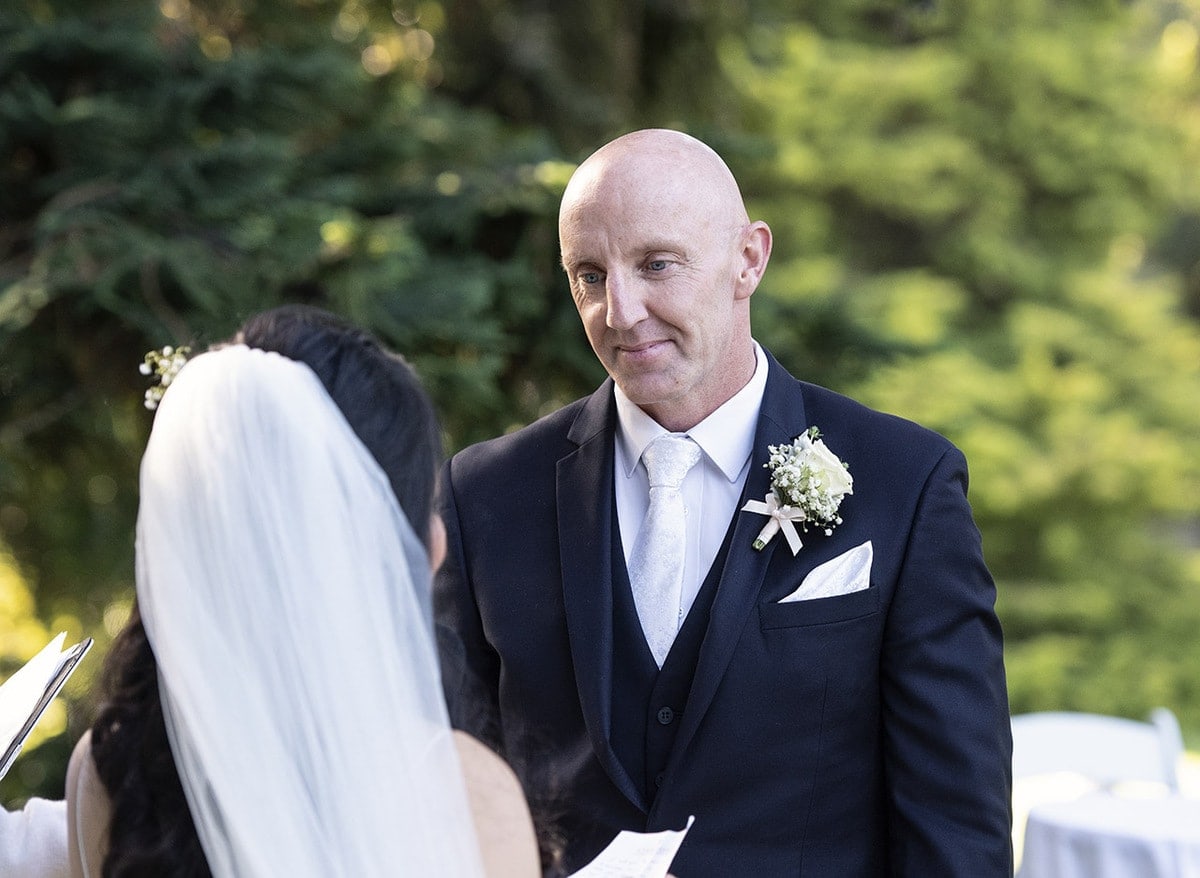 smiling groom Smiling groom